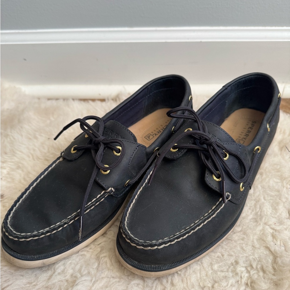 Women’s Black Sperry Top Sider